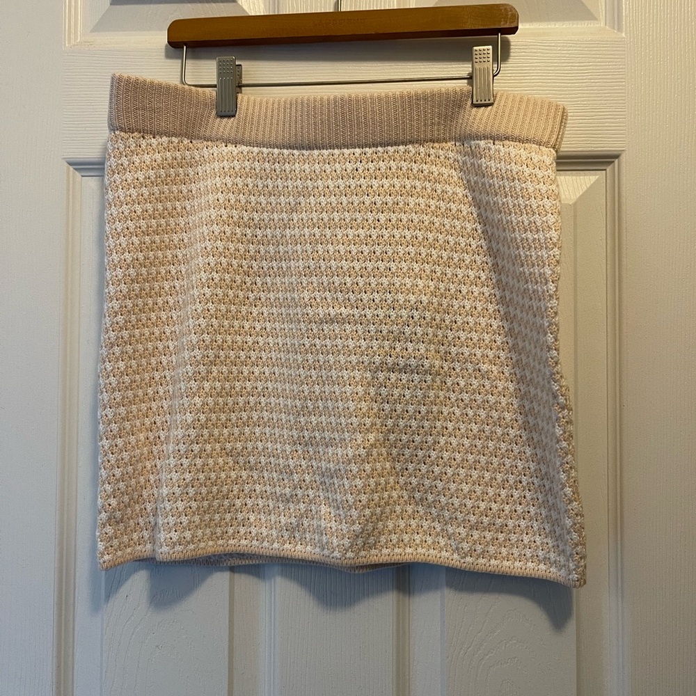 Alamo Noelle Cream Knit Skirt